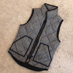 J.crew herringbone excursion vest